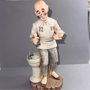 Lefton Ceramic Figurine Dentist Gift Sculpture Japan